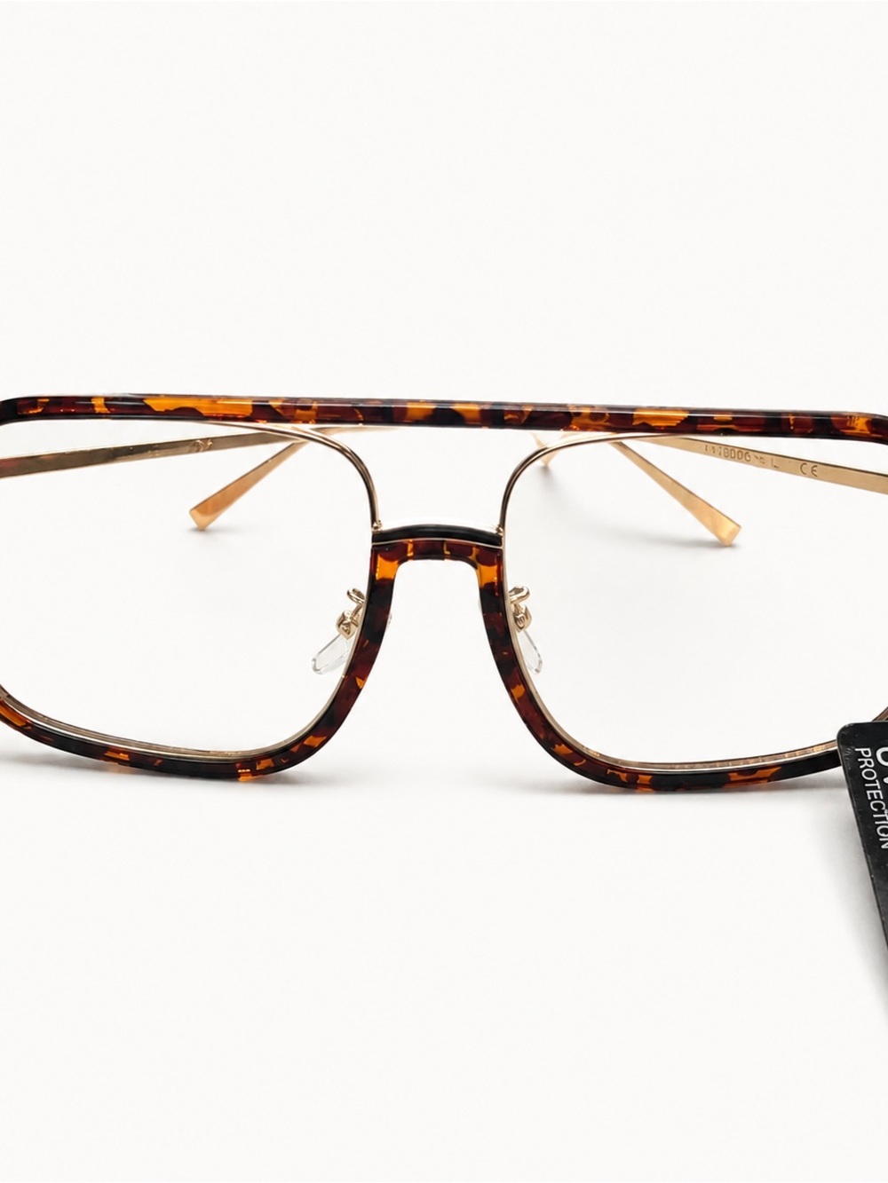 Tortoiseshell Aviator Glasses - Men